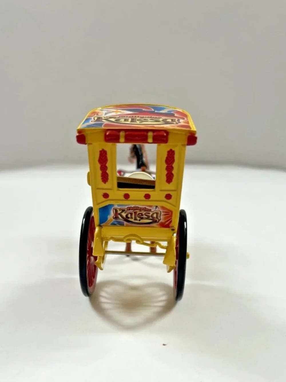 NEW Horse Drawn Carriage Miniature Decor - Philippine Kalesa - Yellow